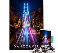 Jigsaws 1000 Pieces for Teenagers The Lions Gate Bridge for Educational Game Challenge Toy for Educational Game Difficult Hard Art Work Gifts (size 38x26cm)