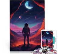 Jigsaws 1000 Pieces for teenagers the lonely astronauts Staycation: Zeit totschlagen Tolle Geschenke und Spielzeuge38x26cm