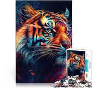 Jigsaws 1000 Pieces for teenagers The Mighty Tiger Anspruchsvolles Spiel und Familienspaß Geschenkideen52x38cm
