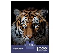Jigsaws 1000 Pieces for Teenagers Tiger Face Jigsaws for Adults Brain Teaser Game A Work of Art Great Gift for Gaming 70x50cm/1000pcs