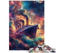 Jigsaws 1000 Pieces for Teenagers Titanic in Space Jigsaw for Teenagers Enhance Memory Wishlist with Santa Claus Great Gifts for Gaming (75x50cm/1000pcs)