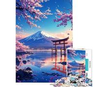 Jigsaws 1000 Pieces for Teenagers Torii Gate Japan Help The Brain Exercise A Work of Art Fun Games Suitable for Ages 14 And Up (38x52cm)