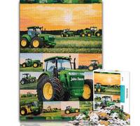 Jigsaws 1000 Pieces for Teenagers Tractor Collage,Brain Intelligence Challenge Addictive Toys Birthday Present,Gifts,Wall Art 50x75cm