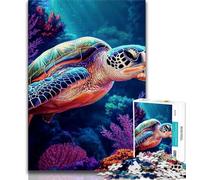 Jigsaws 1000 Pieces for Teenagers Turtle Teenager Puzzles,learning Educational for Is Ideal As A Gift for The Whole Family (size 75x50cm)