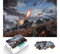 Jigsaws 1000 Pieces for teenagers War Thunder Dekomprimierendes intellektuelles Lernspielzeug Wohnkunstdekor75x50cm