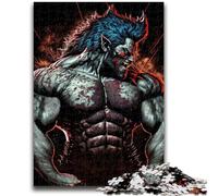 Jigsaws 1000 Pieces for Teenagers Werewolf Transformation Challenging To Complete But Fun And Humorous Unique Birthday And Gifts 50x75cm