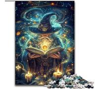 Jigsaws 1000 Pieces for Teenagers Wizard, Suitable for Ages 14 And Up Home Educational Games DIY Toys Artwork Gift (Size 26x38cm)