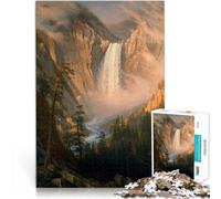 Jigsaws 1000 Pieces for teenagers Yellowstone Falls Painting Analyse und Logik Geeignet für die Schreibtischdekoration75x50cm