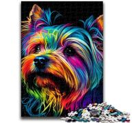 Jigsaws 1000 Pieces for Teenagers Yorkshire Colorful Help The Brain Exercise Addictive Toys to Cultivate Patience Wall Decoration 26x38cm