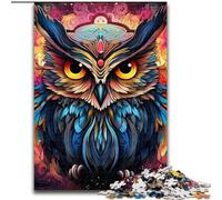 Jigsaws 1000Pieces for Adults Color Owl Jigsaw Puzzles 1000Pieces for Adults for Holidays & Birthdays (Size 26x38 cm)