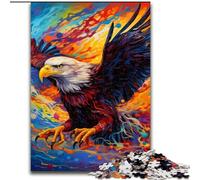 Jigsaws 1000Pieces for Adults Colorful Eagle Jigsaw Puzzles for Adults 1000Piece Perfect for Family Fun on Birthdays, Christmas (Size 50x75 cm)