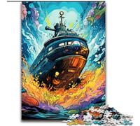 Jigsaws 1000Pieces for Adults Colorful Submarine Difficult Puzzles for Adults Educational & Fun Indoor Game for Home Decor (Size 50x75 cm)