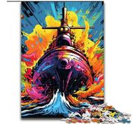 Jigsaws 1000Pieces for Adults Colorful Submarine Jigsaw Puzzles 1000Pieces for Adults for Holidays & Birthdays (Size 26x38 cm)