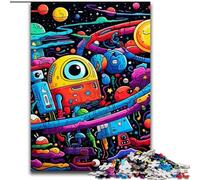 Jigsaws 1000Pieces for Adults Galaxy Planet 1000Piece Puzzle Challenging DIY Brain Teaser, Interactive Family Game (Size 50x75 cm)