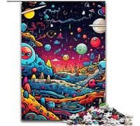 Jigsaws 1000Pieces for Adults Galaxy Planet Difficult Puzzles for Adults Educational & Fun Indoor Game for Home Decor (Size 26x38 cm)