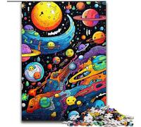 Jigsaws 1000Pieces for Adults Galaxy Planet Difficult Puzzles for Adults Educational & Fun Indoor Game for Home Decor (Size 26x38 cm)