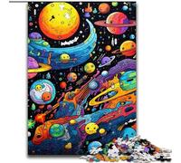 Jigsaws 1000Pieces for Adults Galaxy Planet Jigsaw Puzzles Brain Teaser Game for Teenagers, for Family Game Night (Size 50x75 cm)