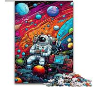 Jigsaws 1000Pieces for Adults Galaxy Planet Jigsaw Puzzles for Adults 1000Piece Perfect for Family Fun on Birthdays, Christmas (Size 50x75 cm)