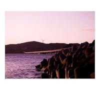 Jigsaws 1500 Pieces for Adults Challenging Game-Coast,Bridge,Sea,Mountains,Sky 87x57cm