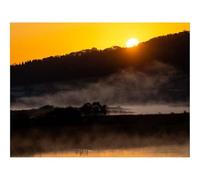 Jigsaws 1500 Pieces for Adults Challenging Game-Lake,Hills,Fog,Sunset,Landscape 87x57cm