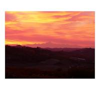 Jigsaws 1500 Pieces for Adults Challenging Game-Mountains,Sunset,Distance,Sky 87x57cm