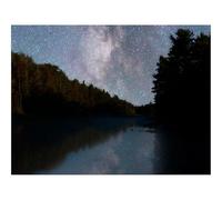 Jigsaws 1500 Pieces for Adults Challenging Game-River,Trees,Starry Sky,Night,Reflection 87x57cm