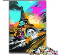 Jigsaws 2000 Pieces for Adults Art Eiffel Tower Learning Educational Toys Family Games Enhance Love between Couples 70x100cm
