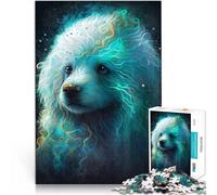 Jigsaws 2000 Pieces for Adults Bichon Frise Dog Familienspiel zum Stressabbau, schwierige Herausforderung Wanddekoration70x100cm