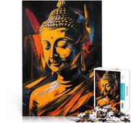 Jigsaws 2000 Pieces for Adults “Buddha” Made of cardboard，for ages 14 and over Challenging To Complete But Fun And Humorous Gift Toys 。size：70x100cm/27.5x39.3inch