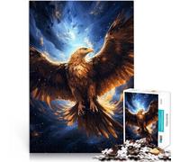 Jigsaws 2000 Pieces for Adults Cosmic Celestial Eagle Made of cardboard Suitable for ages 14 and up Puzzle game Offered as gifts for the whole family。size：70x100cm/27.5x39.3inch