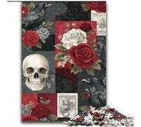 Jigsaws 2000 Pieces for Adults Crow Skeleton Decompressing Intellectual Educational Toy Great Gifts And Toys 70x100cm