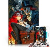 Jigsaws 2000 Pieces for Adults Devil Couple Made of cardboard,Suitable for people aged 14 and above Difficult and challenging Fun activities at home, birthday gifts, travel gifts,。size:70x100cm