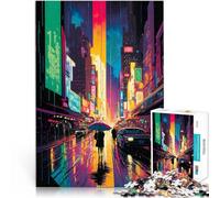 Jigsaws 2000 Pieces for Adults Electric Nightscape Made of cardboard Suitable for ages 14 and up Brain Teaser game Games Toys Gift。size：70x100cm/27.5x39.3inch