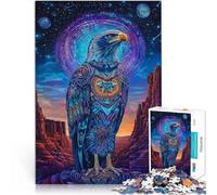 Jigsaws 2000 Pieces for Adults Fantasy color eagle Made of cardboard,for 14+ Challenging Game As a gift for the whole family and friends。size:70x100cm/27.5x39.3inch