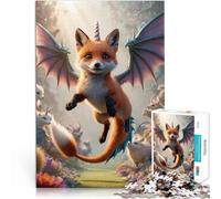 Jigsaws 2000 Pieces for Adults Flying Fox Kit with Dragon Wings Stressabbau Angebot als Geschenk für die ganze Familie70x100cm