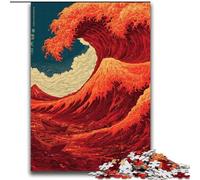 Jigsaws 2000 Pieces for Adults Japanese Waves for Ages 14 And over Fun Games Fun Activities at Home, Birthday Gifts, Travel Gifts 70x100cm