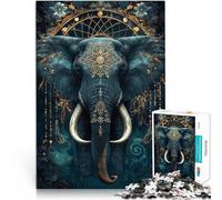 Jigsaws 2000 Pieces for Adults Jungle Magic Elephant Made of cardboard,Suitable for people aged 14 and above Brain Teaser game Christmas Birthday Gift。size:70x100cm/27.5x39.3inch