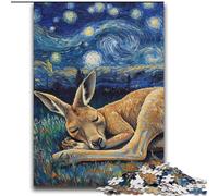 Jigsaws 2000 Pieces for Adults Kangaroo Night Sky Learning Educational Toys Family Games Gifts for Friends And Family 70x100cm