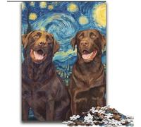 Jigsaws 2000 Pieces for Adults Labrador Under The Stars Learning Educational Toys Family Games Gifts for Friends And Family 70x100cm