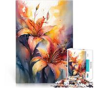 Jigsaws 2000 Pieces for Adults Lily Yellow Flower Lilies Spiele Spielzeug Geschenk einzigartiges Herausforderungsspiel70x100cm