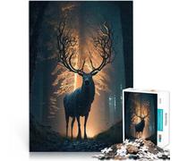 Jigsaws 2000 Pieces for Adults Mythical land Deer Anspruchsvoll, aber lustig und humorvoll Wohnkunstdekor70x100cm