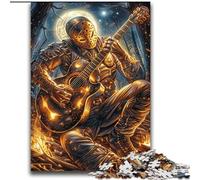Jigsaws 2000 Pieces for Adults Playing Guitar Under The Stars Decompressing Intellectual Educational Toy Great Gifts And Toys 70x100cm