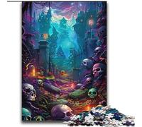Jigsaws 2000 Pieces for Adults Psychedelic Skull Road Learning Educational Toys Family Games Gifts for Friends And Family 70x100cm