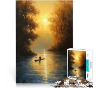 Jigsaws 2000 Pieces for Adults Serene Kayak Journey für Lernspiel-Herausforderungsspielzeug Eltern-Kind-Interaktion70x100cm