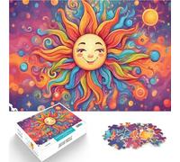 Jigsaws 2000 Pieces for Adults Smiling Rainbow Sun lustige Spiele für die ganze Familie Ein Kunstwerk70x100cm