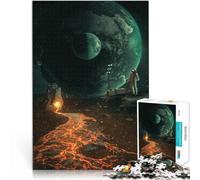 Jigsaws 2000 Pieces for Adults Space Fantasy Planet Alien Made of cardboard,Suitable for people aged 14 and above Quiz game Best Gift for Adults and teenagers。size:70x100cm/27.5x39.3inch