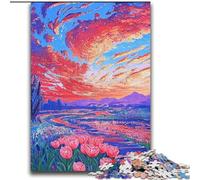 Jigsaws 2000 Pieces for Adults Tulip Flowers Learning Educational Toys Family Games Gifts for Friends And Family 70x100cm