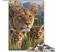 Jigsaws 2000 Pieces for Teenagers African Lion Family Decompressing Intellectual Educational Toy Great Gifts And Toys 70x100cm