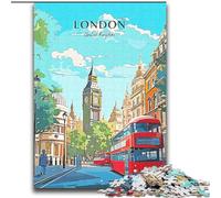 Jigsaws 2000 Pieces for Teenagers Big Ben London Travel, Learning Educational Toys Unique Birthday And Gifts for Age 14+ 70x100cm