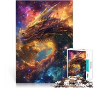 Jigsaws 2000 Pieces for teenagers Cosmic Dragon Blaze Familienspiel für und mit vollständig ineinander greifenden, zufällig geformten Teilen70x100cm